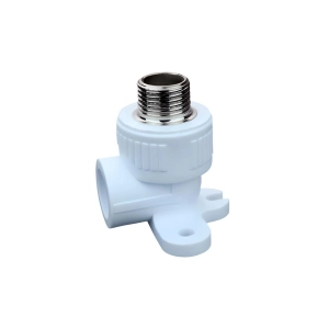 Фото: Уголок PP-R VIEIR VER203LMC 20x1/2" наружная резьба (простое крепление)