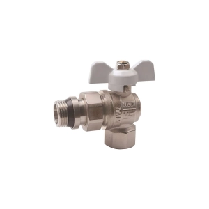 Фото: Кран угловой с американкой и кольц. уплот. 1/2" (80шт) VER47A