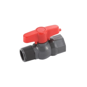 Фото: Кран пластик 1/2" PVC ГШБ BELMIX (250 шт/ящ, 25 шт/пакет) BM0666