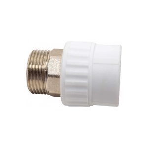 Фото: ППР Муфта переходная НР 32 x 1/2" (60/15) (Valfex) БЕЛАЯ
