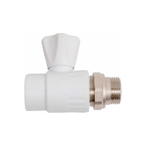 Фото: Кран шаровый PP-R VALFEX прямой 25x3/4"
