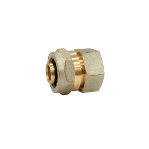Фото: Муфта обжимная Aquastride ECO CA1ECN прямая 16x1/2" внутренняя резьба