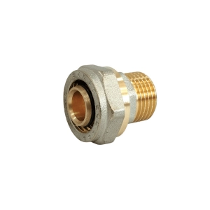 Фото: Муфта обжимная Aquastride ECO CA1FFN прямая 20x1/2" наружная резьба