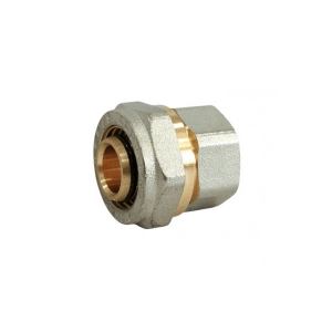 Фото: Муфта обжимная Aquastride ECO CA1EFN прямая 20x1/2" внутренняя резьба